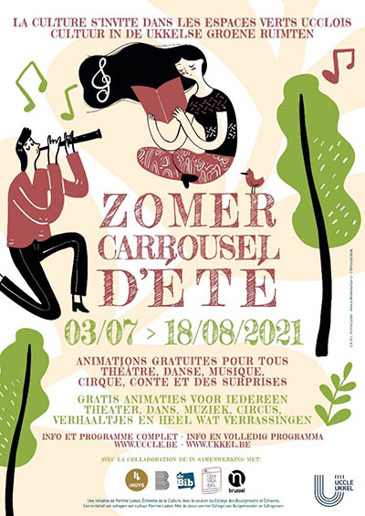 Affiche Carrousel d'été - Zomer