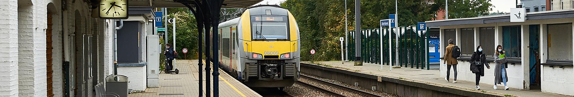 En train (SNCB)